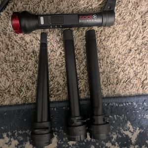 Tool Science Curling wand with interchangeable attachments